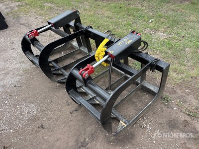 All-Star 68 In E-Series Root Skid Steer Grapple (Unused)