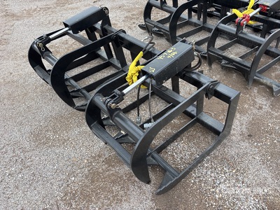 All-Star 72 In E-Series Root Skid Steer Grapple (Unused)
