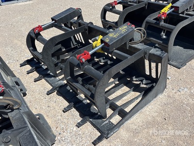 All-Star 72 In Skeleton Skid Steer Bucket (Unused)