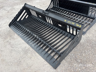 All-Star 80 In Rock Skid Steer Bucket (Unused)