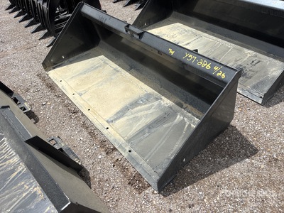 Mid-State 74 In Low Profile Skid Steer Bucket (Unused)