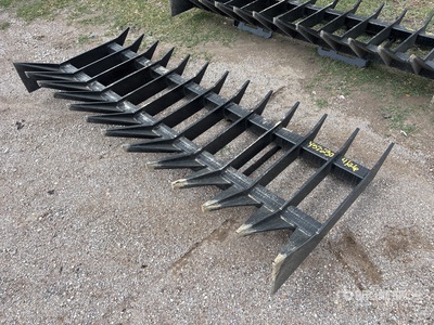 Mid-State 84 in Skid Steer Landscape Rake (Unused)