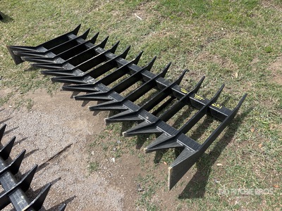 84 In Skid Steer Landscape Rake (Unused)