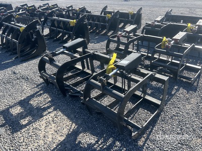 All-Star 72 In E-Series Root Skid Steer Grapple