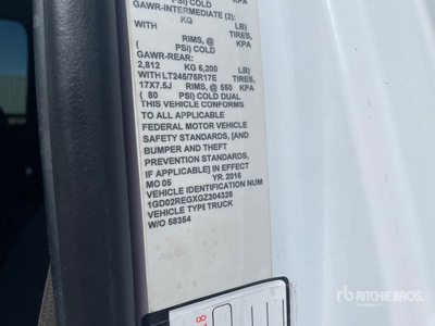 2016 GMC Sierra 2500 4x4 Pickup