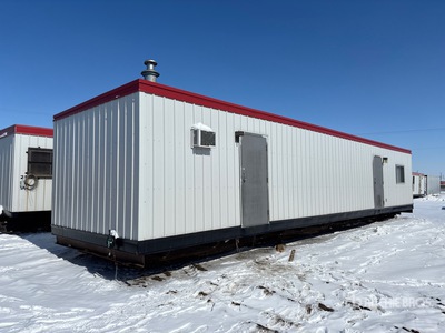 54 ft x 10 ft Skid-Mounted Mobile Office