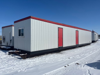 54 ft x 10 ft Skid-Mounted Mobile Office