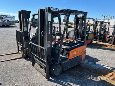 2019 Doosan B20T 3650 lb Cushion Tire Forklift