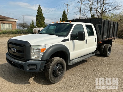 2016 Ford F-450 4x2 Crew Cab Flatbed Truck