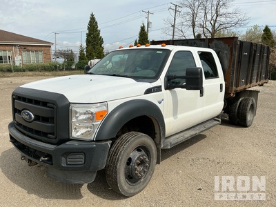 2016 Ford F-450 4x2 Crew Cab Flatbed Truck