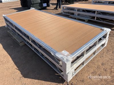 2026 BYT BDF410 4 ft x 10 ft Aluminum Boat Dock Section Kit  (Unused)