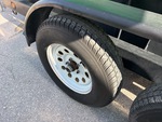 Trailer Chassis with Left Front Tire