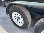 Trailer Chassis with Right Rear Tire