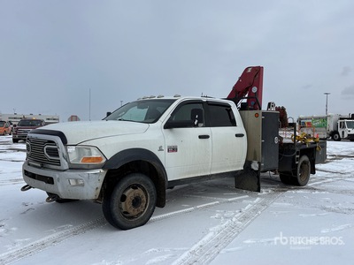 Amco Veba Knuckle Boom on 2011 Dodge 5500 4x4 Boom Truck