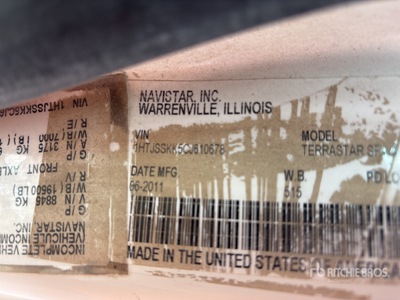 2012 International TerraStar SFA 4x2 S/A Dump Truck