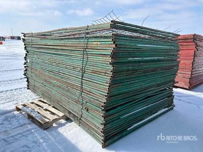 Quantity of (50) 10 ft x 6 ft Site Fence