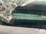 Frame Stamp Serial Number/VIN Photo