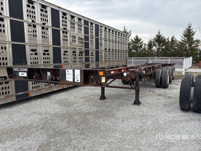 2001 Lode King 53 ft Tri/A Extendable Remorque à conteneur