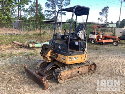 2015 John Deere 27D Mini Excavator