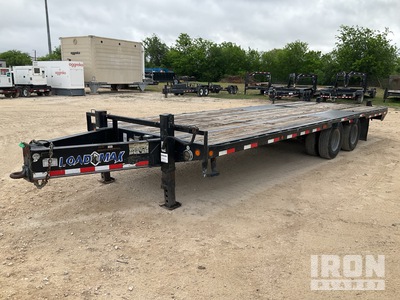 2014 Misc 16052 lb 24 ft T/A rear stabilizers Remolque Portamaquinaria