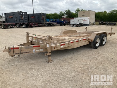 2012 ABU 20 ft T/A Remolque Portamaquinaria