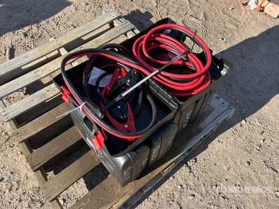 Quantity of (5) 25 ft 800 amp Booster Cables (Unused)