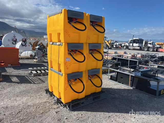 Quantity of (6) 60 gal Portable Poly Diesel Fuel Tank (Unused)