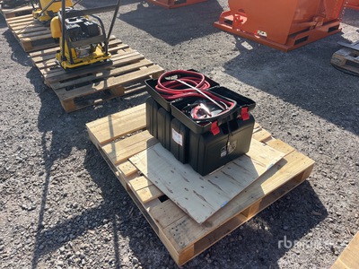 Quantity of (5) 25 ft 800 amp Booster Cables (Unused)