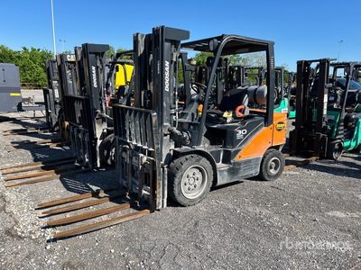 2021 Doosan G30N 5500 lb Cushion Tire Forklift