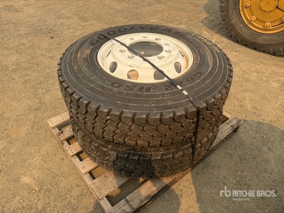 Quantity of (2) 12R22.5 Pneus