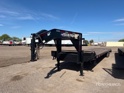 2024 Texas Pride Trailers FT835524KGN 53 ft T/A Gooseneck Remorque pour équipement