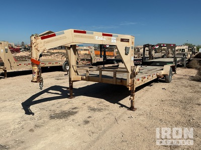 2006 ABU 24 ft T/A Gooseneck Remolque Portamaquinaria