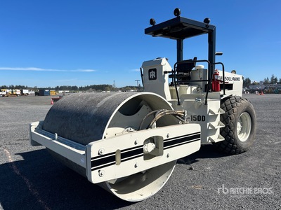 1987 Ingersoll Rand SD150D Walzenzug mit Glattmantelbandage