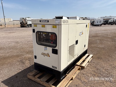 2012 Cat XQ20-4 18 kW Skid-Mounted Generator Set