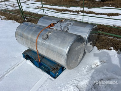 Quantity of (2) 85 gal Stainless Steel Fuel Tank