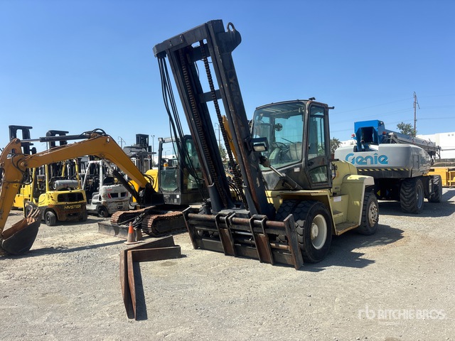 2005 Yale GDP280DC 25700 lb Pneumatic Tire Forklift (Inoperable)