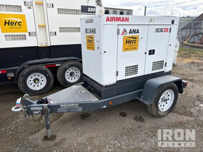 2021 (unverified) ANA SDG25S 25 kVA Mobile Generator Set (Inoperable)