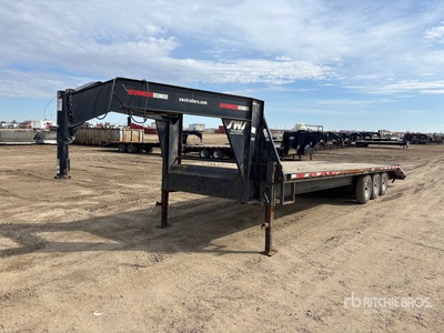 2014 ABU 30 ft Tri/A Gooseneck Equipment Trailer