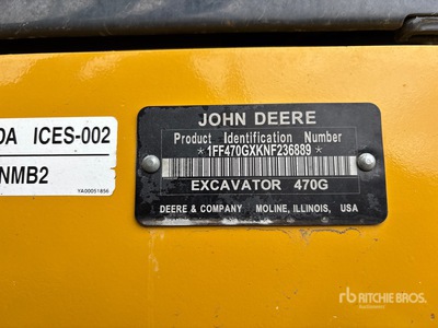 2022 John Deere 470GLC Tracked Excavator