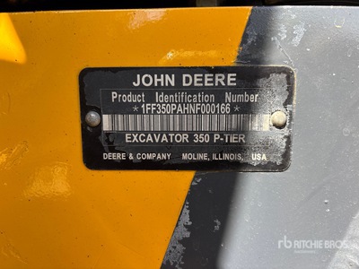 2022 John Deere 350 P-Tier Tracked Excavator