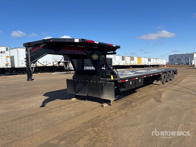 2024 Double A Gooseneck 36 ft Tri/A Gooseneck Equipment Trailer