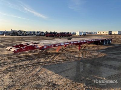 2017 Stellar 53 ft Tri/A Flatbed 60 ton Oilfield Trailer