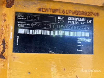 2013 Cat PL61 Pipelayer