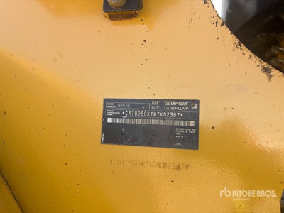 2014 Cat 980K Pala Cargadora
