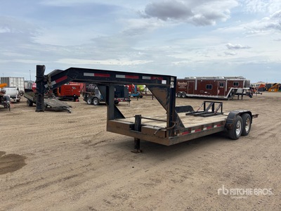 2005 SWS 20 ft T/A Gooseneck Apparatuur aanhangwagen