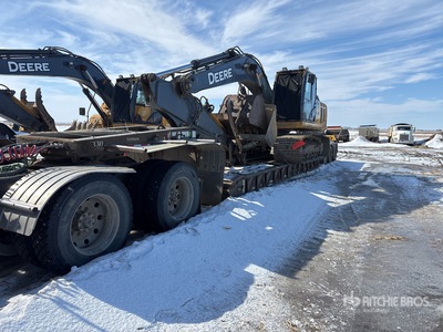 2006 Load King Tri/A Double Drop Removable Gooseneck Lowboy Trailer