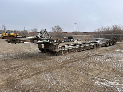 2006 Load King Tri/A Double Drop Removable Gooseneck Remorque Surbaissée