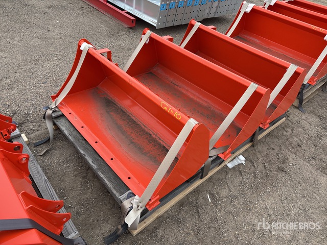 Quantity of (3) Kubota 47 in Pin-On Ag Tractor Bucket - Fits BX Series