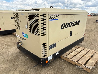 2014 Doosan XP375 Skid-Mounted ضاغط هوائي