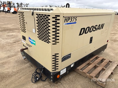 2014 Doosan HP375 Skid-Mounted ضاغط هوائي